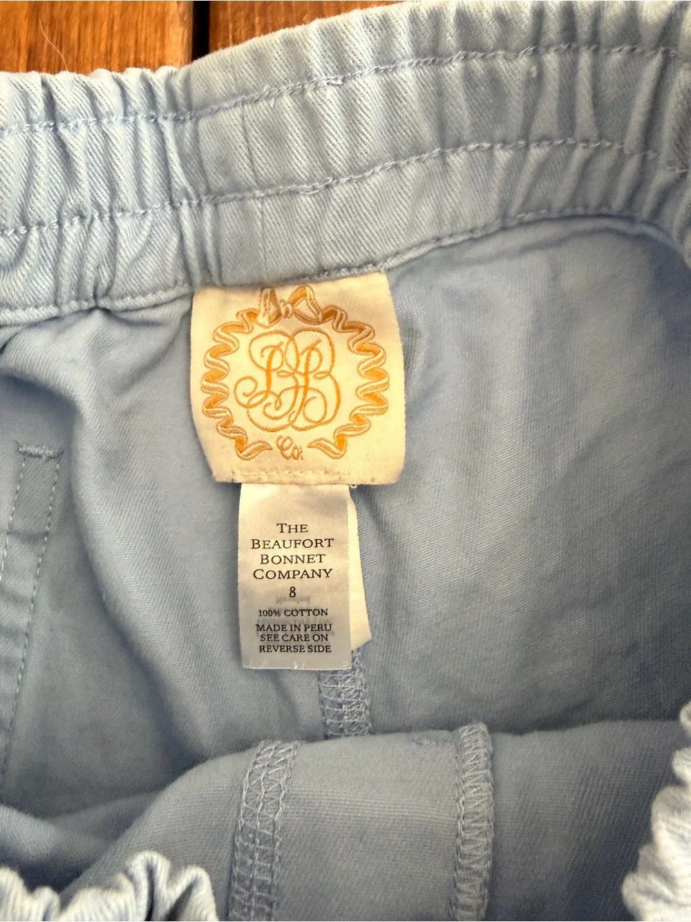 The Beaufort Bonnet Company Light Blue Toddler Shorts